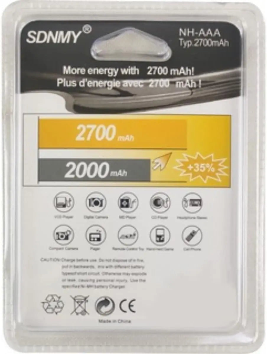 Kit Carregador de Pilhas e Baterias AA/ AAA/ 9v + 4 Pilhas AA 4700mAh Recarregáveis