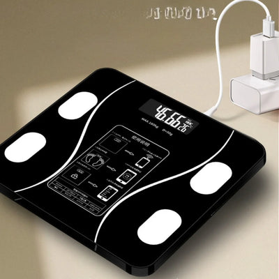 Digital Bluetooth Body Bioimpedance Scale up to 180kg Cell Phone Result