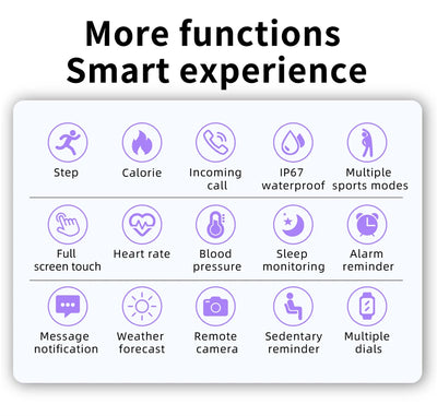 2024 Smart Watch Ladies Full Touch Screen Sports Fitness Watches  Waterproof Bluetooth Call Men Smartwatch Women For Android IOS