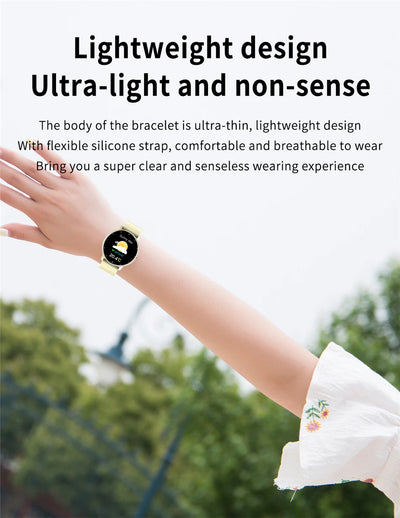 2024 Smart Watch Ladies Full Touch Screen Sports Fitness Watches  Waterproof Bluetooth Call Men Smartwatch Women For Android IOS