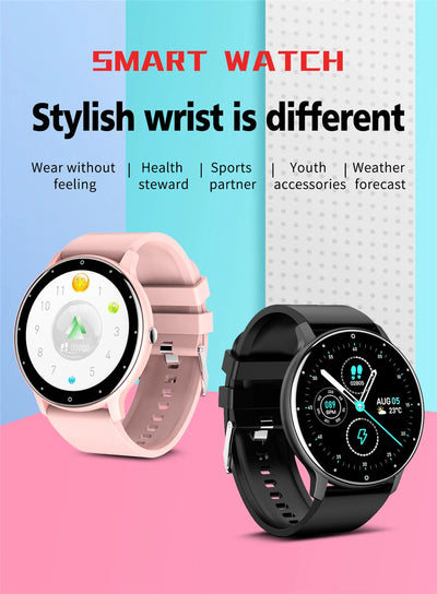2024 Smart Watch Ladies Full Touch Screen Sports Fitness Watches  Waterproof Bluetooth Call Men Smartwatch Women For Android IOS