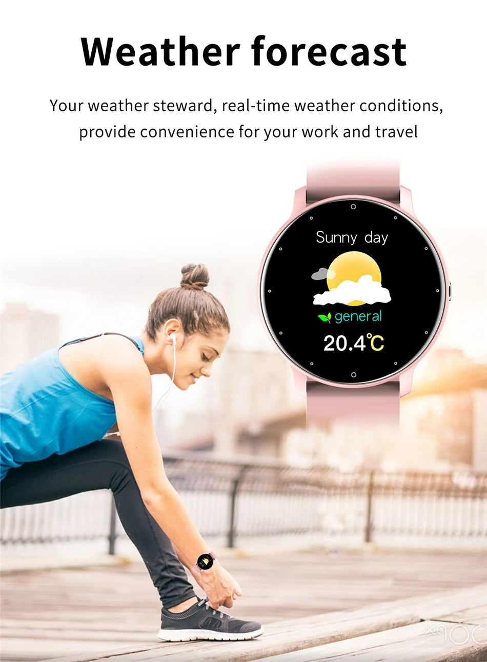 2024 Smart Watch Ladies Full Touch Screen Sports Fitness Watches  Waterproof Bluetooth Call Men Smartwatch Women For Android IOS