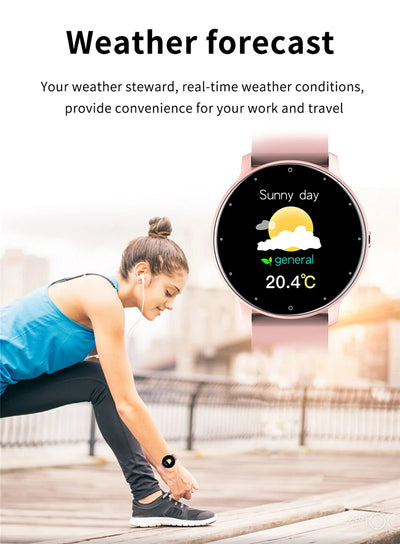 2024 Smart Watch Ladies Full Touch Screen Sports Fitness Watches  Waterproof Bluetooth Call Men Smartwatch Women For Android IOS