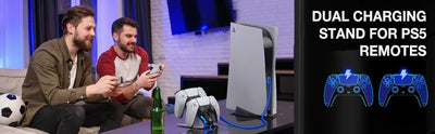 BEBONCOOL Dual Controller Charger For PS5 Charging Dock Station For Playstation 5 Dualsense Controllers with USB C Cable For PS5