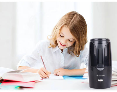 Tenwin Automatic Electric Pencil Sharpener For Colored Pencils Sharpen Mechanical Office School Supplies Stationery Free Ship