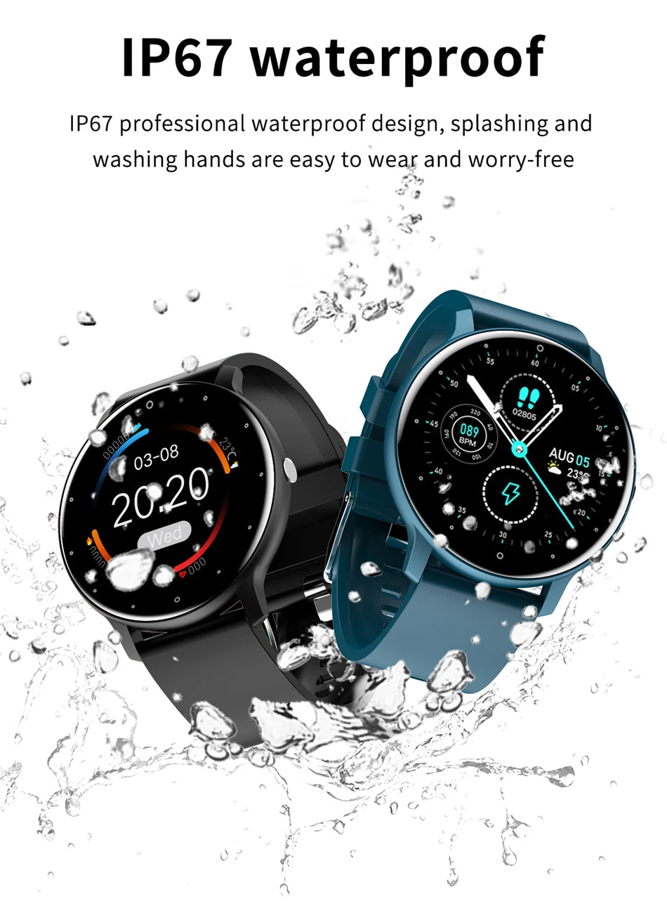 2024 Smart Watch Ladies Full Touch Screen Sports Fitness Watches  Waterproof Bluetooth Call Men Smartwatch Women For Android IOS