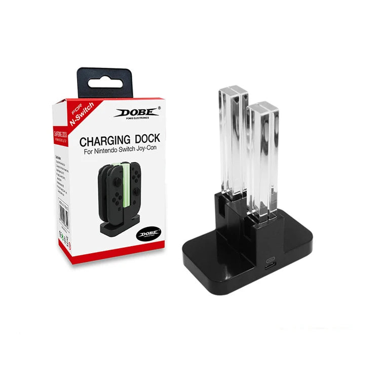 Nintend Switch 4 Controller Charger LED Indicator Charging Dock Station for Nitendo Switch Nintendoswitch NS Joy-con Accessories