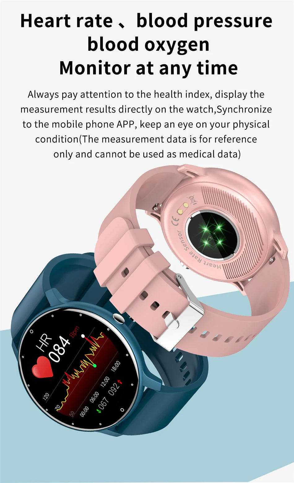 2024 Smart Watch Ladies Full Touch Screen Sports Fitness Watches  Waterproof Bluetooth Call Men Smartwatch Women For Android IOS