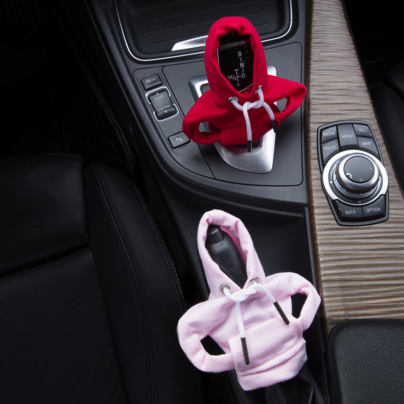 Hoodie Sweatshirt Gear Winter Hand Sweat Prevention Shift Knob Cover