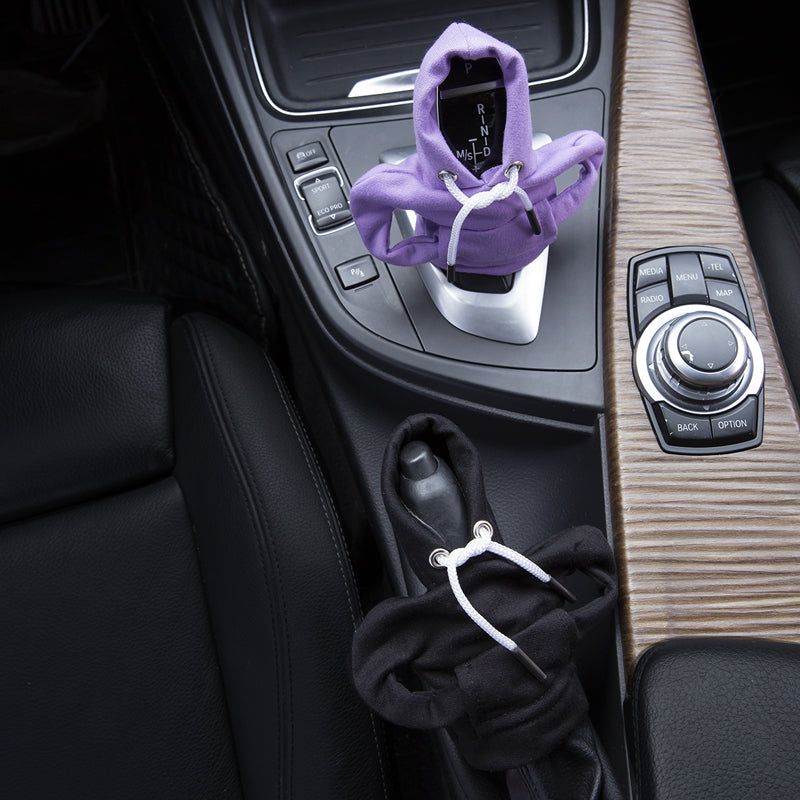 Hoodie Sweatshirt Gear Winter Hand Sweat Prevention Shift Knob Cover