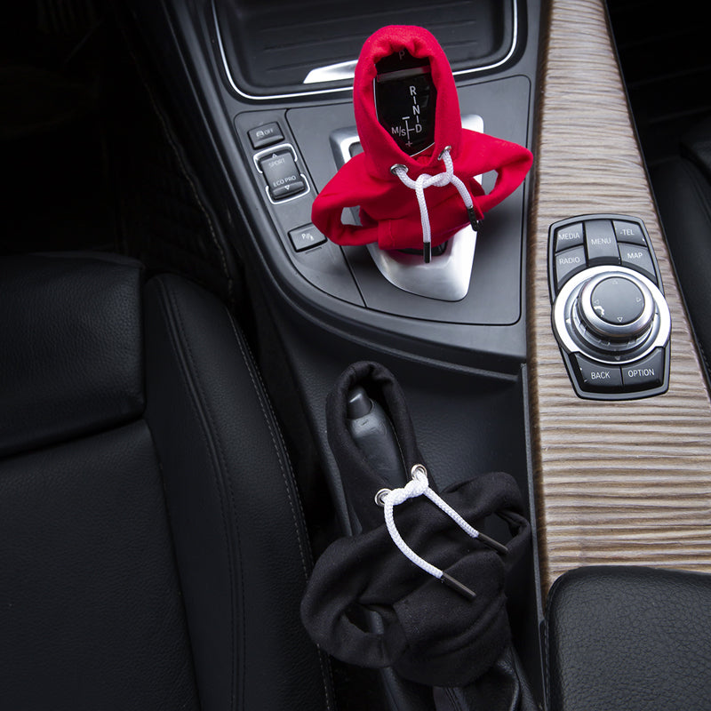 Hoodie Sweatshirt Gear Winter Hand Sweat Prevention Shift Knob Cover