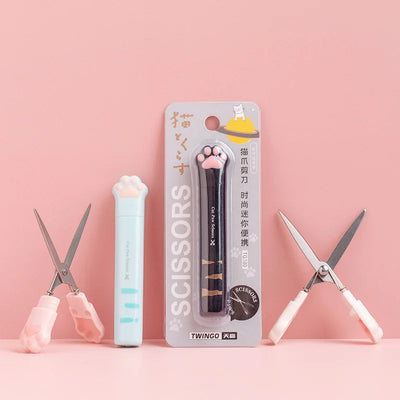 Kawaii Cat Claw Scissors Portable Cute Small Scissors Student Office Multi-functional Scissors Tiny Scissors Stationery