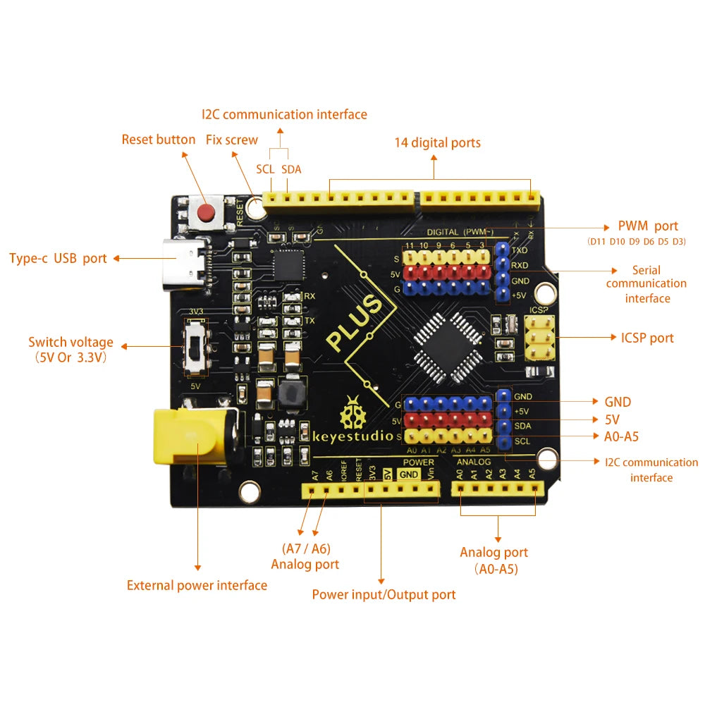 Keyestudio Smart Eco-Friendly House Starter Kit For Arduino Support C++ Programming  Learning Diy Electronic Kit