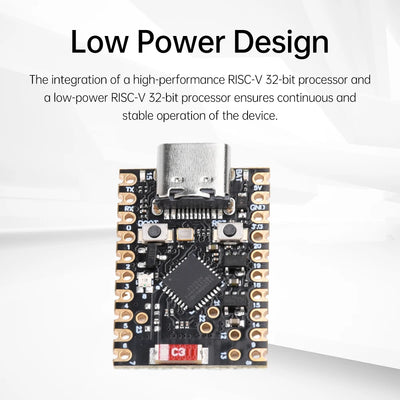 ESP32-C6 Development Board WiFi Bluetooth Module ESP32 C6 Microcontroller Programming Learning Controller Core Board RISC-V 32