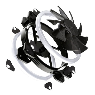 Darkflash DR11 Rgb Fan Ventoinha PC Controladora 120mm Computer Case Fan Kit 6pin Water Cooler CPU Cooling Fans Argb Ventilador
