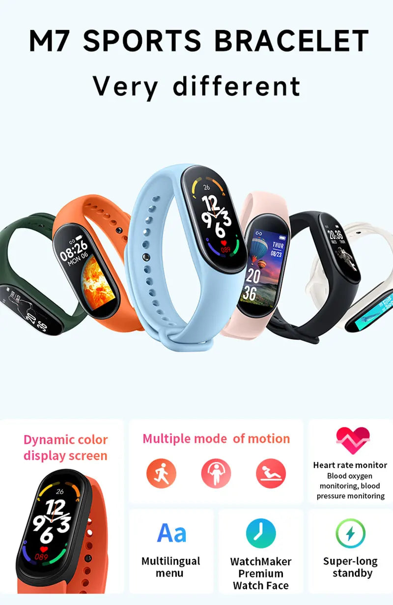 Kids Smartwatch Children Sport Fitness Bracelet For Boys Girls Heart Rate Monitor Smart Clock Child Men Women Smart Watch