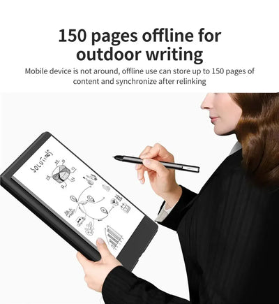 Aulidtech iNote Bluetooth Digital Smart Notebook A5 Paper Writing Board Tablet 10 Inch Smart Notebook Drawing Note Pad