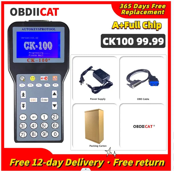 Newest CK100 V46.02/V99.99 Auto Key Programmer Car Key Programming Tool No Tokens Limited Latest Generation of SBB CK-100