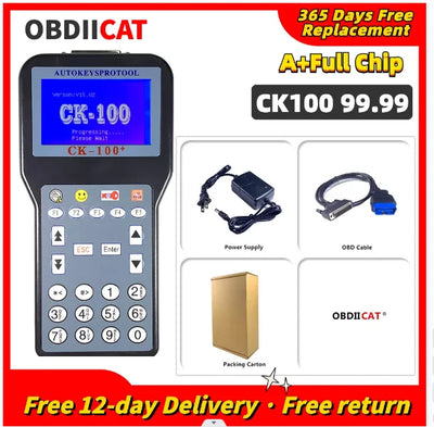 Newest CK100 V46.02/V99.99 Auto Key Programmer Car Key Programming Tool No Tokens Limited Latest Generation of SBB CK-100