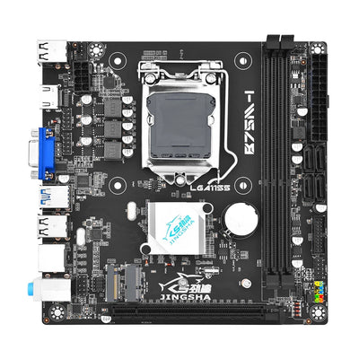 JINGSHA B75M-I mini itx LGA 1155 motherboard set with intel i5 3570 CPU + 2*8GB RAM DDR3 Kit motherboard combo diy computer