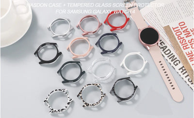 PC Matte Watch Case for Samsung Galaxy Watch 4 40mm 44mm Cover All-Around Protective Bumper Shell for Watch 4 Classic 42mm 46mm