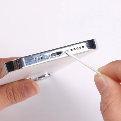 Universal Dust Plug Mobile Phone Speaker Anti Dust Mesh Sticker for iPhone Samsung Mi Charge Port Protector Cleaning Brush Set