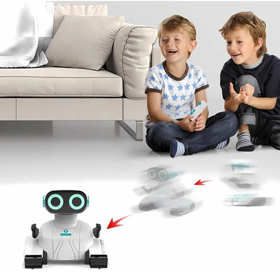 Smart Robots Emo Robot Dance Voice Command Touch Control Singing Dancing Talkking Interactive Toy Gift for Kids