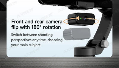 Handheld 3-Axis Gimbal Phone Holder Anti Shake Video Record with Selfie Tripod Stabilizer for Xiaomi iPhone Cellphone Smartphone