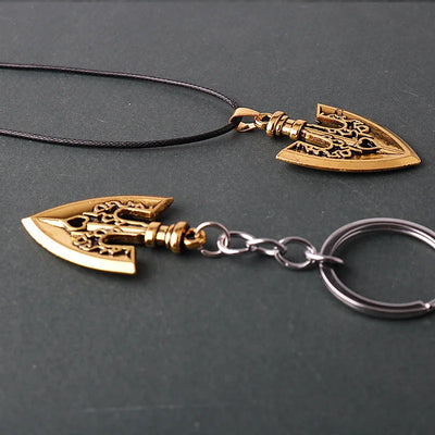 Anime JOJOS BIZARRE ADVENTURE Necklace Kujo Jotaro Arrow Metal Pendant Chain Choker Necklaces Charm Gifts Jewelry collares