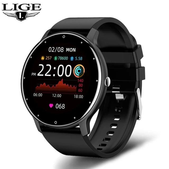 2024 Smart Watch Ladies Full Touch Screen Sports Fitness Watches  Waterproof Bluetooth Call Men Smartwatch Women For Android IOS