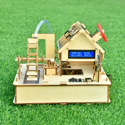 Keyestudio Smart Eco-Friendly House Starter Kit For Arduino Support C++ Programming  Learning Diy Electronic Kit