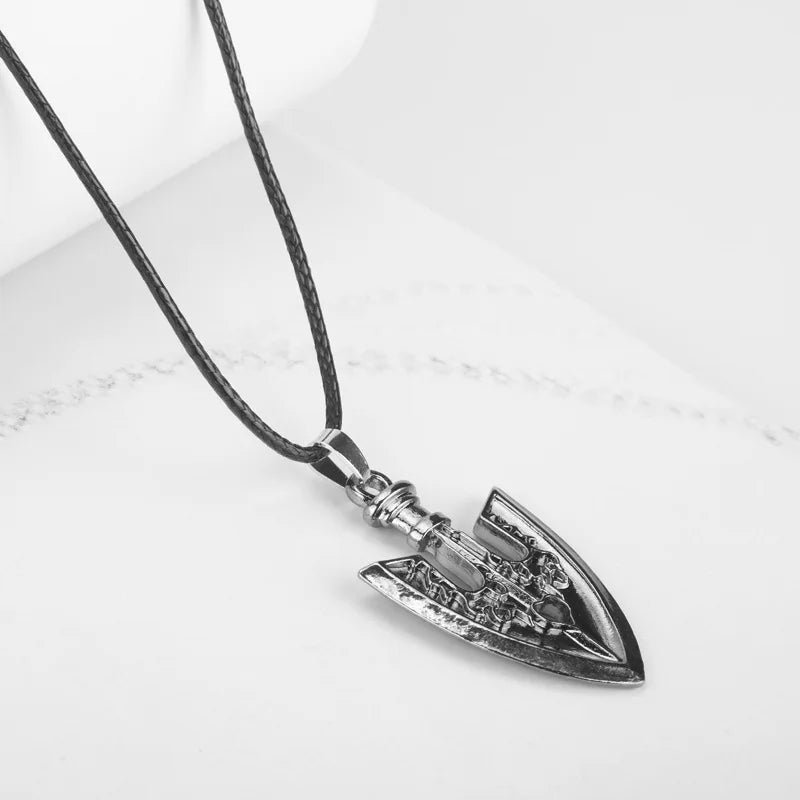 Anime JOJOS BIZARRE ADVENTURE Necklace Kujo Jotaro Arrow Metal Pendant Chain Choker Necklaces Charm Gifts Jewelry collares