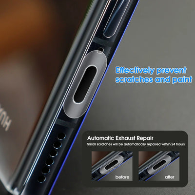 Universal Dust Plug Mobile Phone Speaker Anti Dust Mesh Sticker for iPhone Samsung Mi Charge Port Protector Cleaning Brush Set