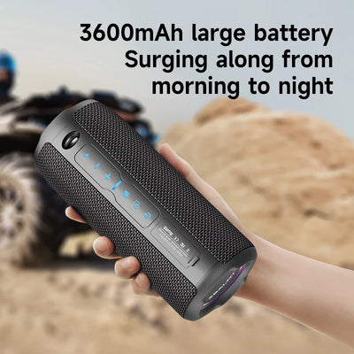 ZEALOT S49PRO 20W Portable Bluetooth Speaker Sound Box Portable IPX6 Waterproof Outdoor Stereo Music Subwoofer Party Speaker