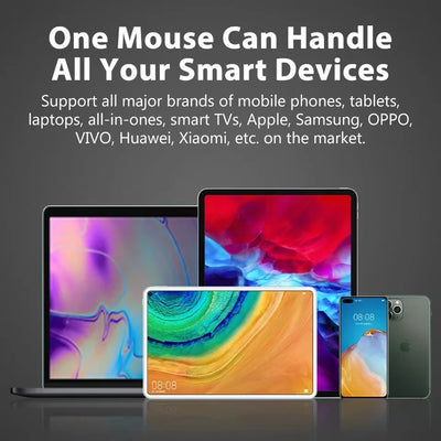 Wireless Mouse Rechargeable Mouse Gamer Dual Modes Bluetooth-compatible 2.4G USB Mute Mice For Laptop Pad Tablet Macbook Mause