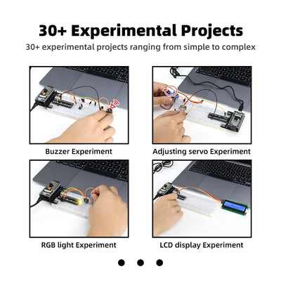 Professional ESP32 Automation Project Starter Kit for Arduino Programming DIY Electronic Complete Circuit Learning Education Kit