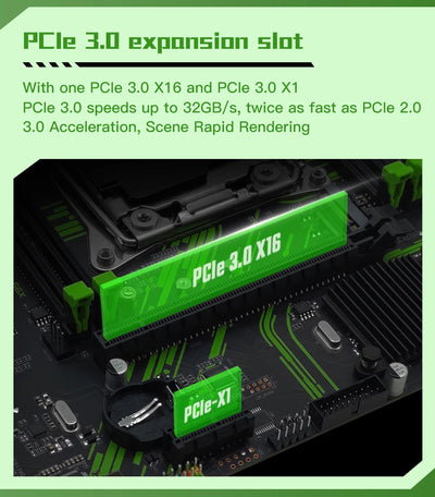 MACHINIST X99 Motherboard kit with Intel Xeon E5 2680 V3 CPU + DDR4 8GBx2 2133MHz Dual-Channel RAM Set Computer Combo X99 PR9