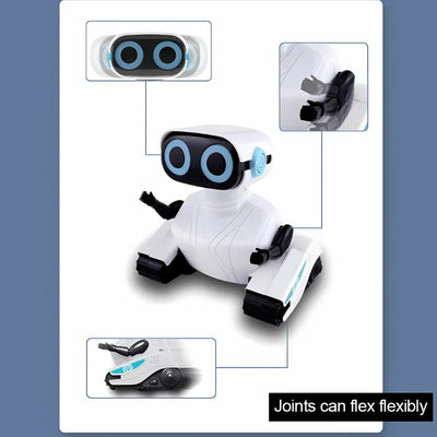 Smart Robots Emo Robot Dance Voice Command Touch Control Singing Dancing Talkking Interactive Toy Gift for Kids