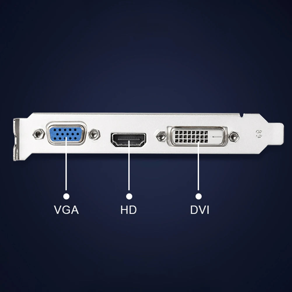 GT610 Video Card 1/2GB PCIE X16 2.0 NVIDIA GeForce GT 610 DDR3 Graphics Card VGA HD DVI 64Bit 1800MHz GT610 GPU Graphics Card