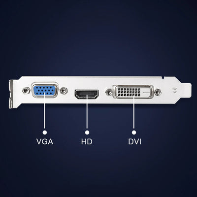 GT610 Video Card 1/2GB PCIE X16 2.0 NVIDIA GeForce GT 610 DDR3 Graphics Card VGA HD DVI 64Bit 1800MHz GT610 GPU Graphics Card