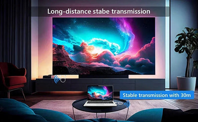 5G 1080P 50M HDMI Wireless Receiver Transmitter Extender Kit 98FT Wireless Video Display Dongle for TV Box Camera Monitor PC