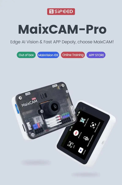 Sipeed MaixCAM Pro AI Camera Development Board Kit Image tracking Audio Yolo Contest 1TOPS NPU Built-in program