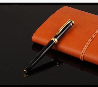 Luxury Metal Ball Point Pen Clip Signature Ballpoint Pens for Business Writing Office Stationery Customized Logo Name Gift