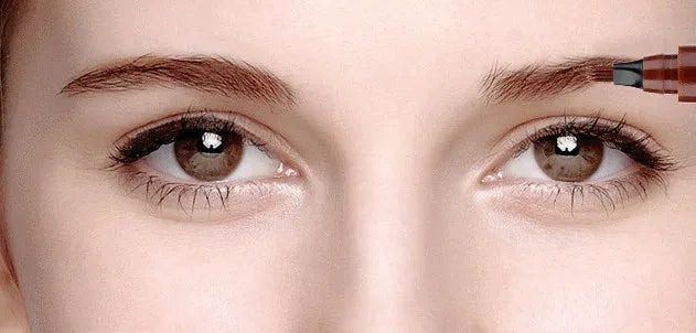 5 Colors Microblading Eyebrow Pen Waterproof Liquid Eyebrow Pencil Long Lasting Eyebrow  Pen 4 oints eyebrow pen Cosmetics