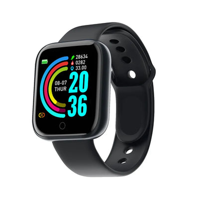 New Y68 Smart Watch D20 Color Screen Step Counting Multi Sport Mode Message Reminder Photography Music Remote Control Smart Band