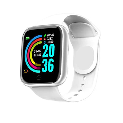 New Y68 Smart Watch D20 Color Screen Step Counting Multi Sport Mode Message Reminder Photography Music Remote Control Smart Band