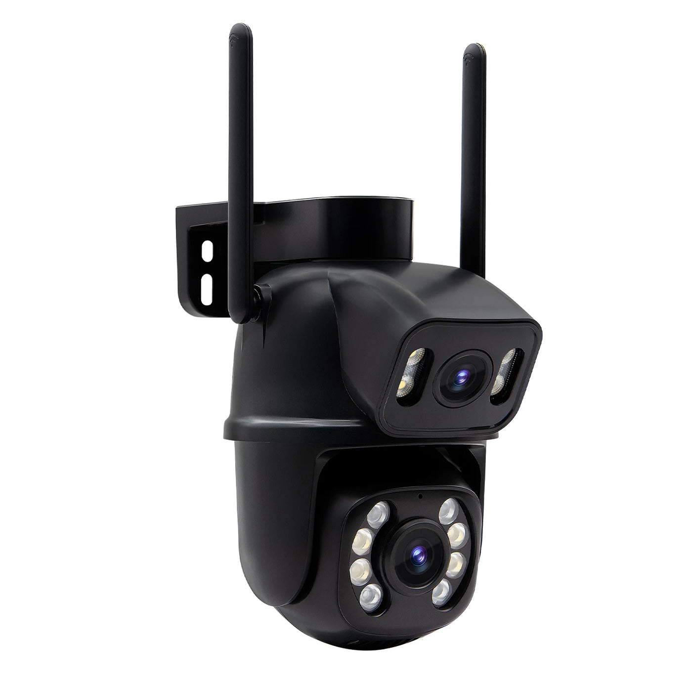 Icsee Black Wifi Surveillance Camera Security Camera Monitor 4K Ultra Hd Security Camera Wifi Waterproof Eug