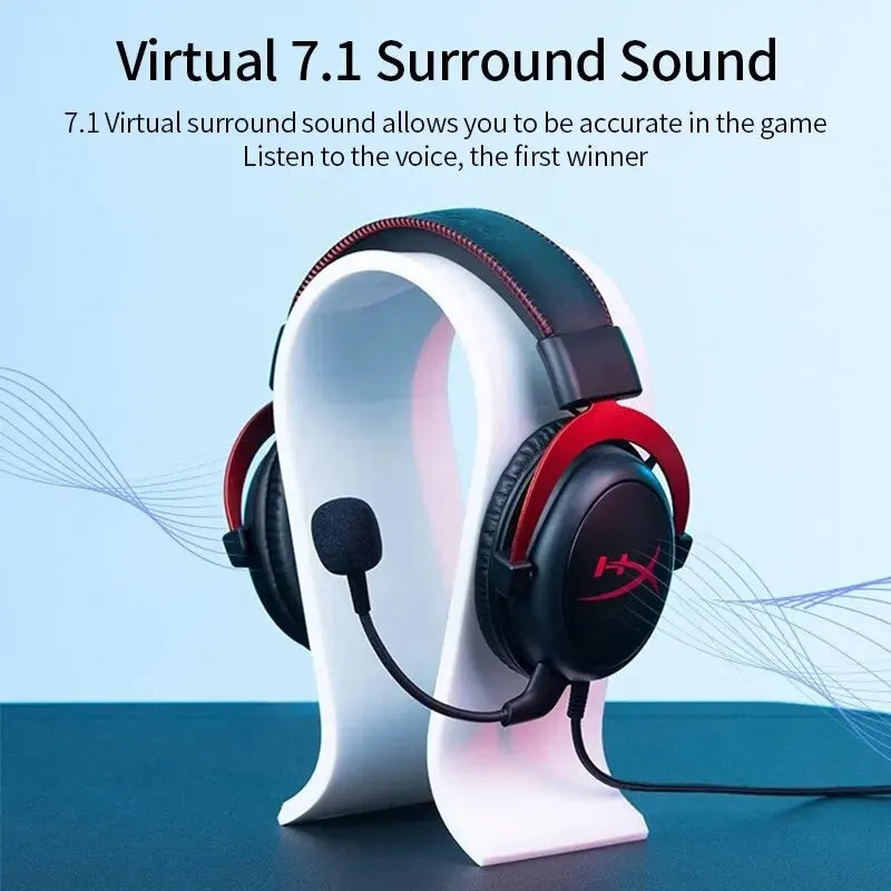 Original HyperX Cloud 2 II Gaming Wire Headset With HiFi 7.1 Surround Sound Microphone Game Headphone For PC PS4