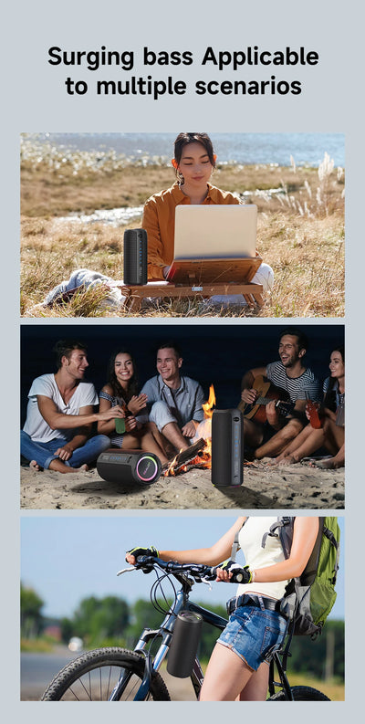 ZEALOT S49PRO 20W Portable Bluetooth Speaker Sound Box Portable IPX6 Waterproof Outdoor Stereo Music Subwoofer Party Speaker