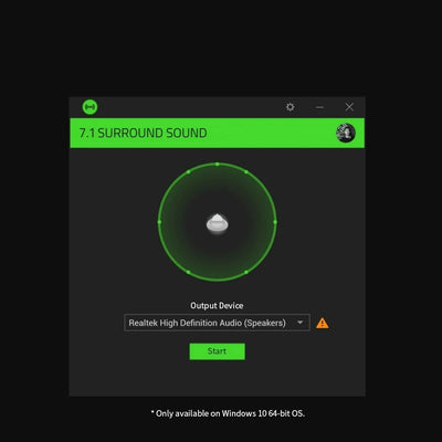 Razer Kraken X Essential Gaming Headset 7.1 Surround Sound Headphone Bendable Cardioid Microphone 40mm Driver Unit Headphones
